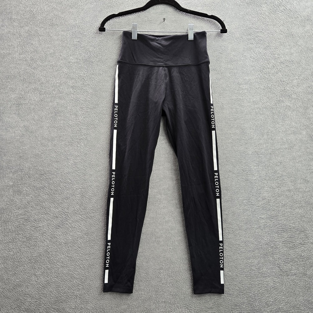 Peloton Women Activewear Pants S Black White Legging Graphic Print Performance